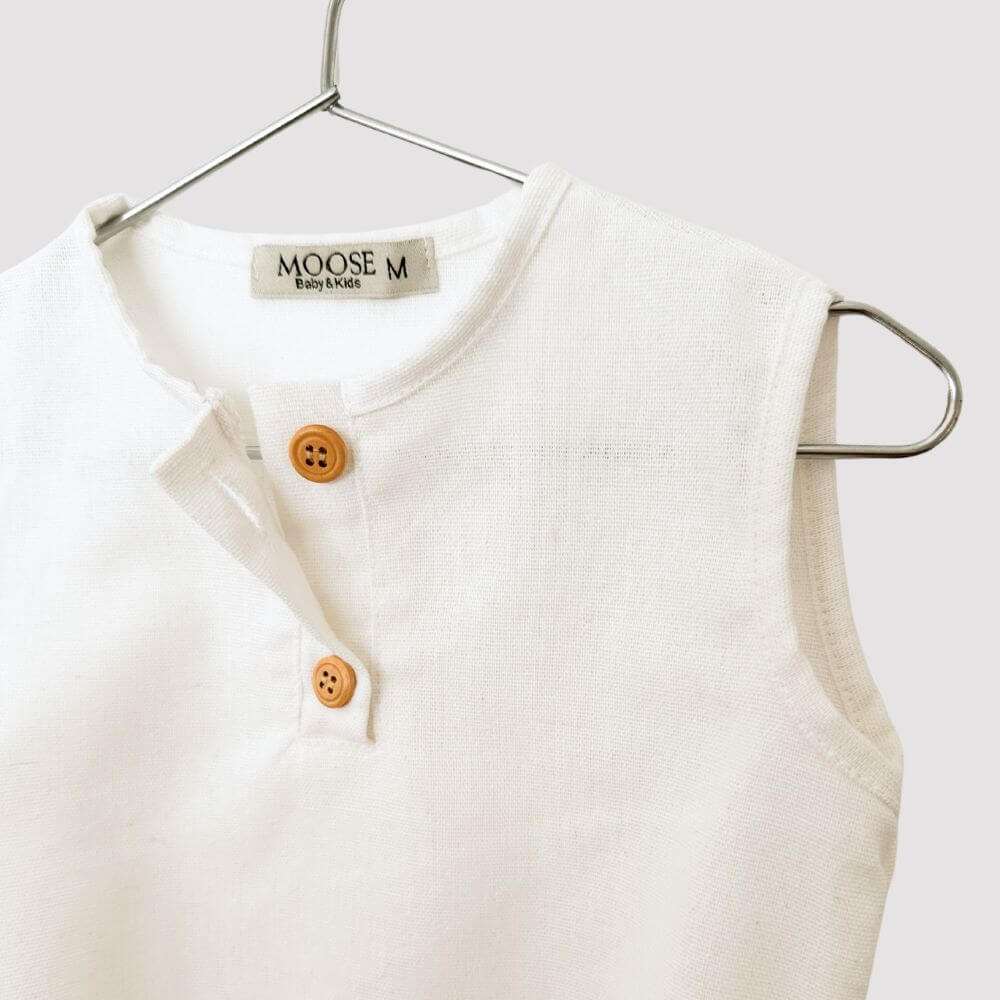 Body Bebê Regata Alphie Off White