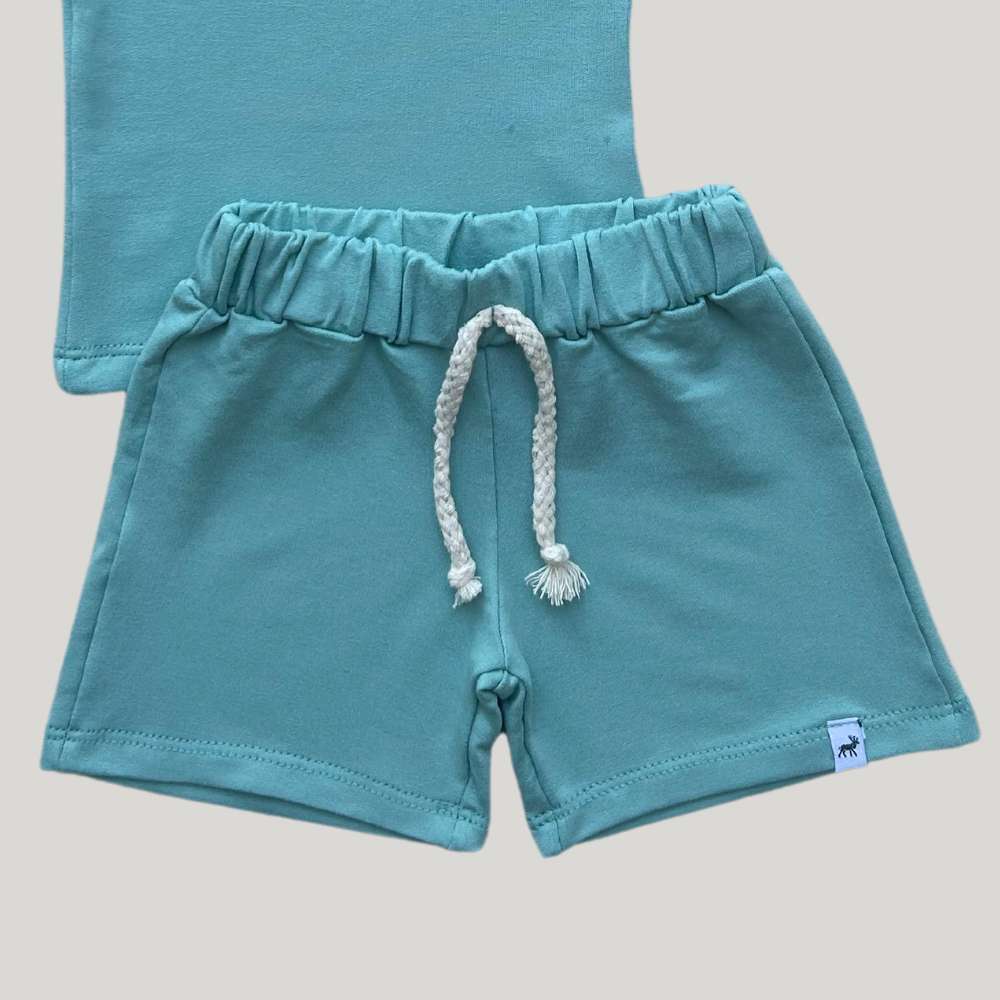 Conjunto Bebê Ollie Verão Verde Agua