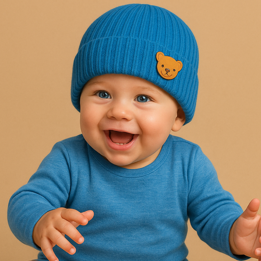 Touca Bebê Bear Blue