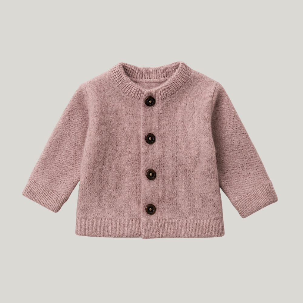 Casaco Bebê Cardigan Mocha