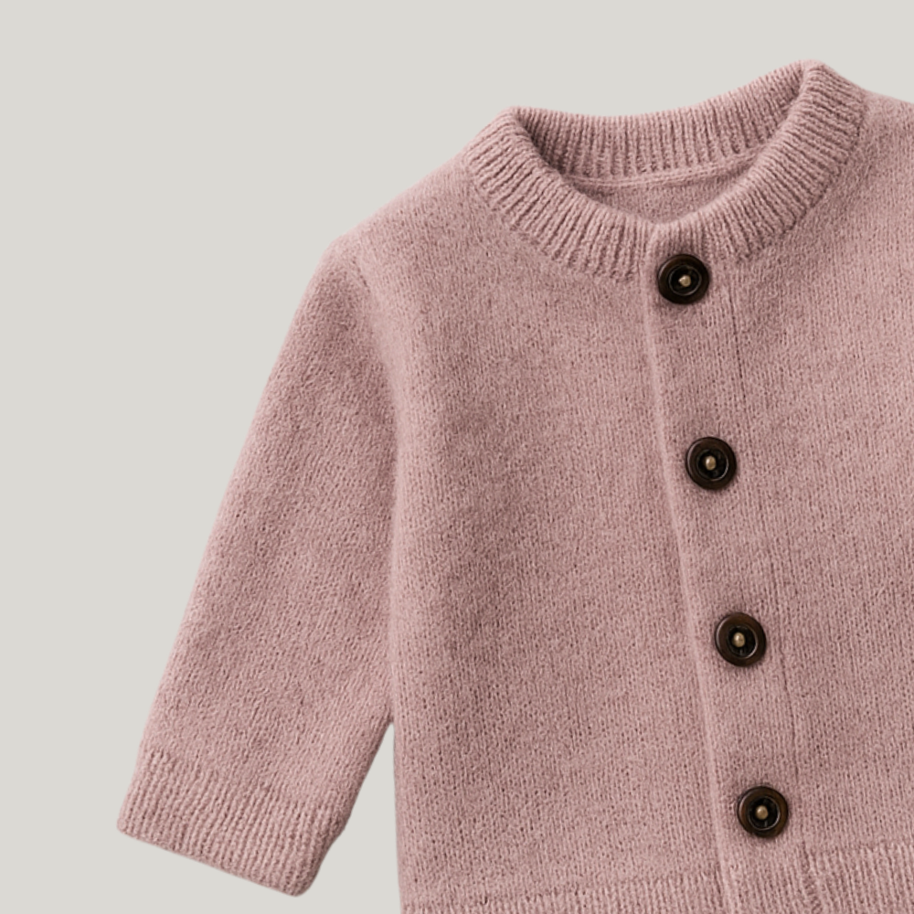Casaco Bebê Cardigan Mocha