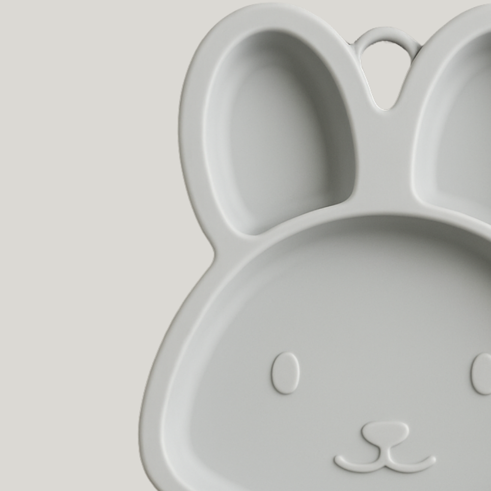 Prato Bebê Introdução Alimentação Rabbit