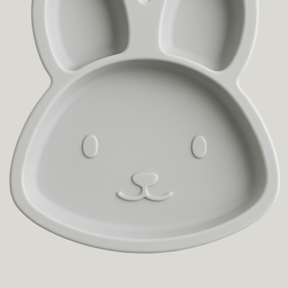 Prato Bebê Introdução Alimentação Rabbit