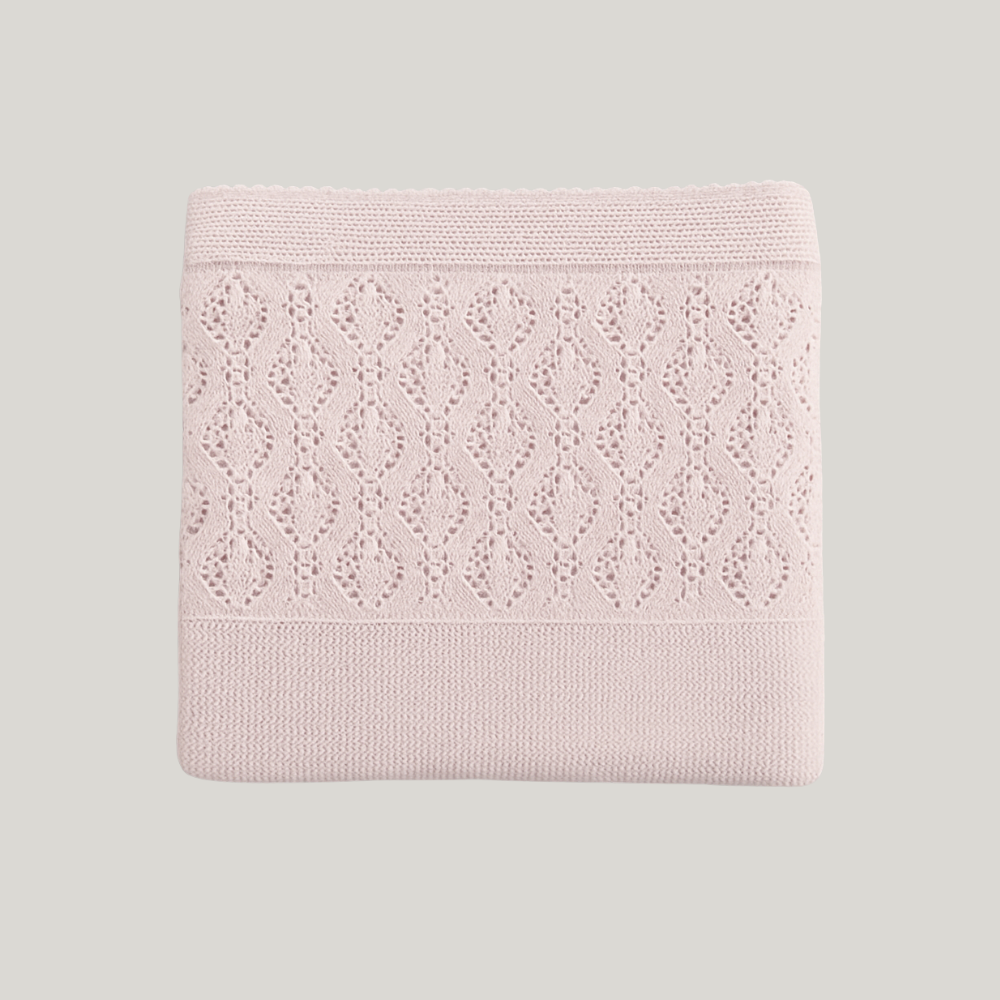Kit Saída Maternidade Menina Tricot 5 Peças Eloise Rose
