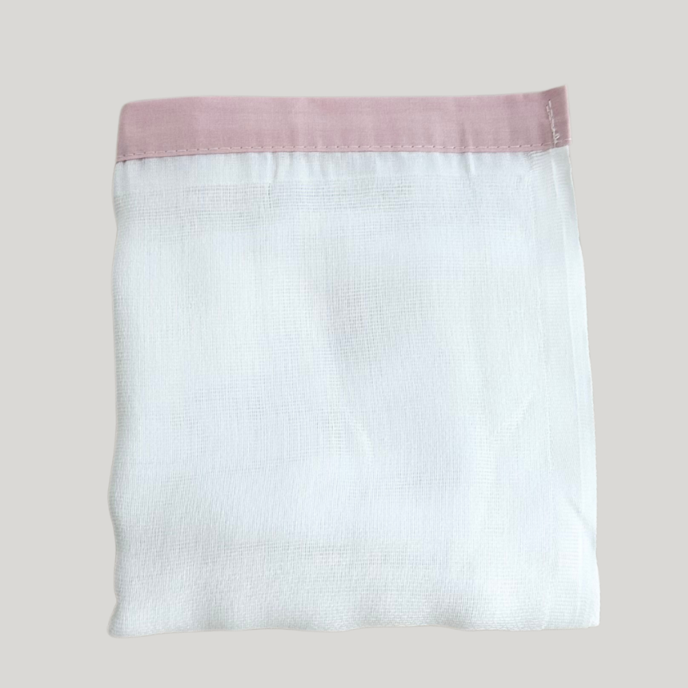 Pano De Boca Bebê Algodão Organic Rose