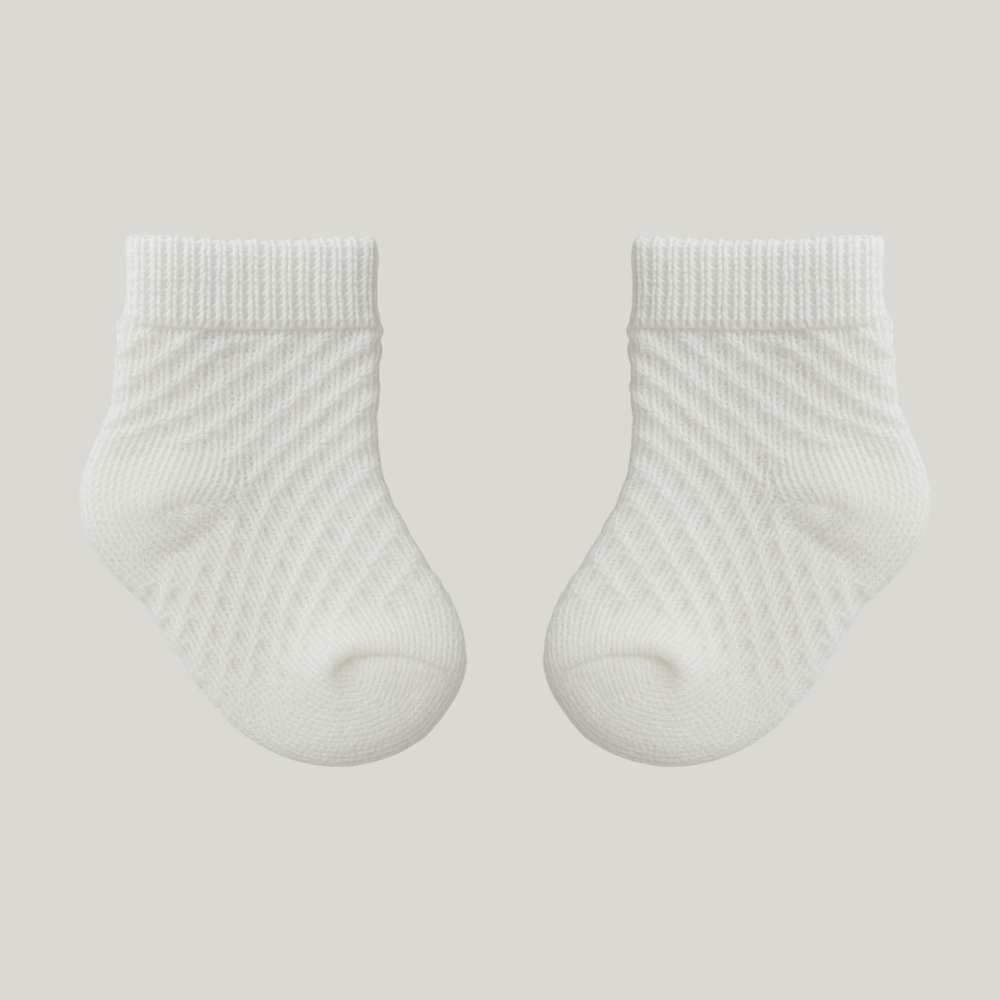 Meia Bebê Essential White