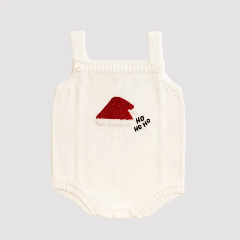 Off-White Baby Noel Knit Overalls