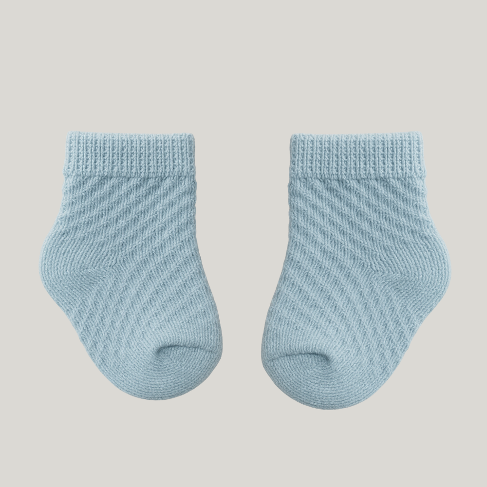 Meia Bebê Essential Azul Bebe