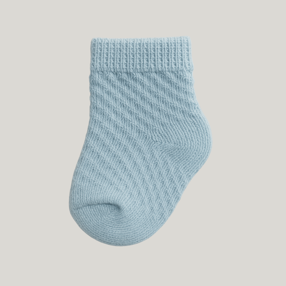 Meia Bebê Essential Azul Bebe