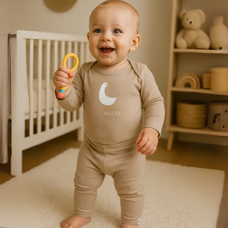 Conjunto Bebê Algodão Orgânic Patinho