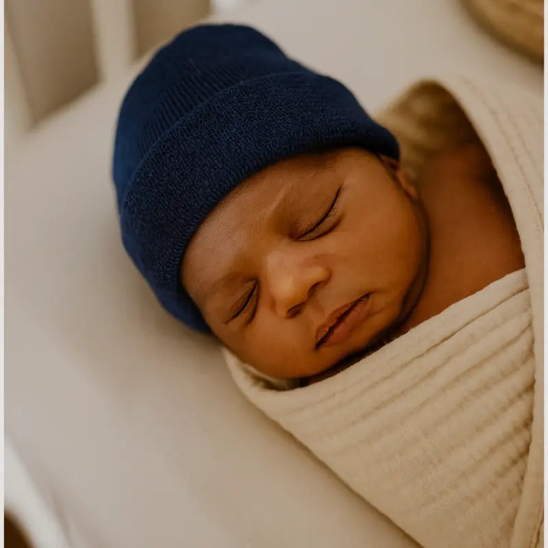Baby Comfort Cap Navy Blue