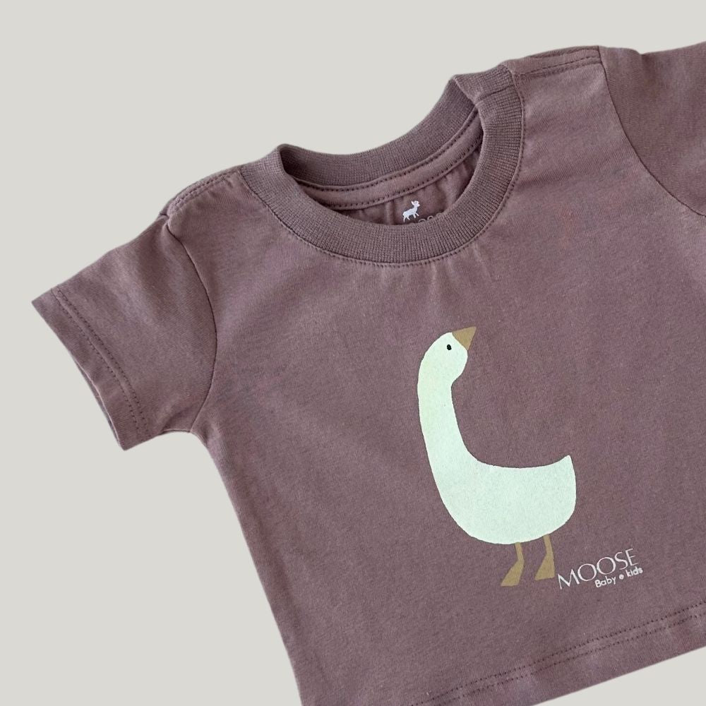 Camisa Bebê Algodão Patinho