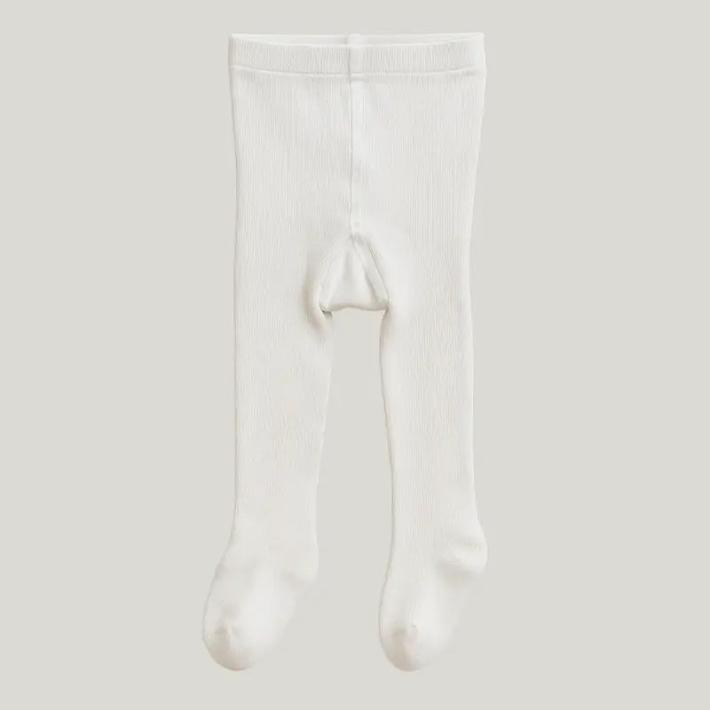 Meia Calça bebê Algodāo Off White