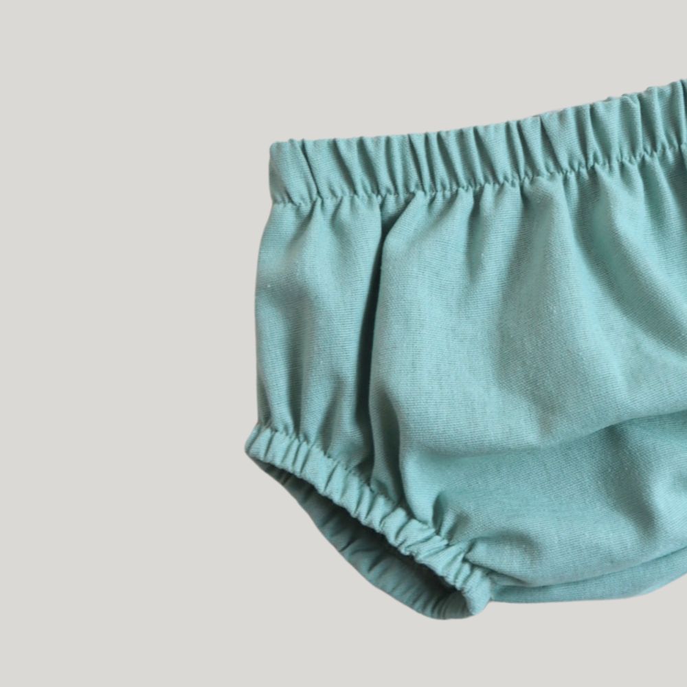 Tapa Fralda Bebê Vintage Linho Verde Menta