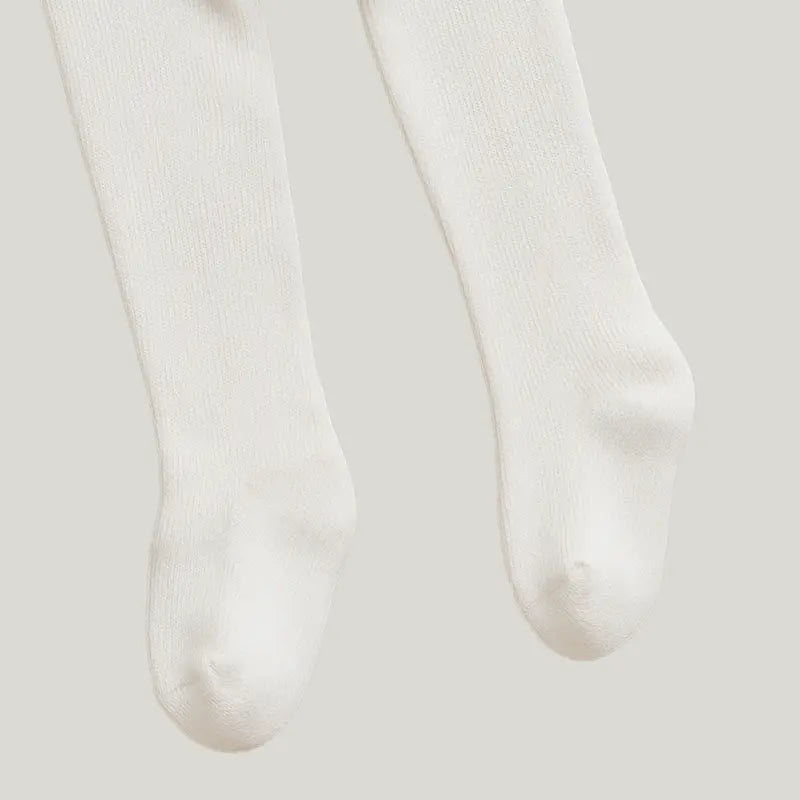 Meia Calça bebê Algodāo Off White