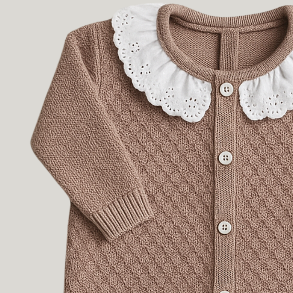 Kit Saída Maternidade Menina Tricot 2 Peças Clementine