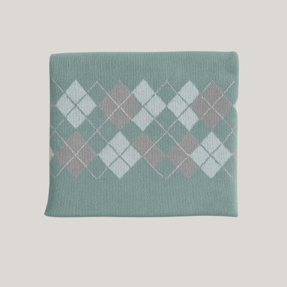 Kit Saída Maternidade Menino Tricot 2 Peças Leonard Green
