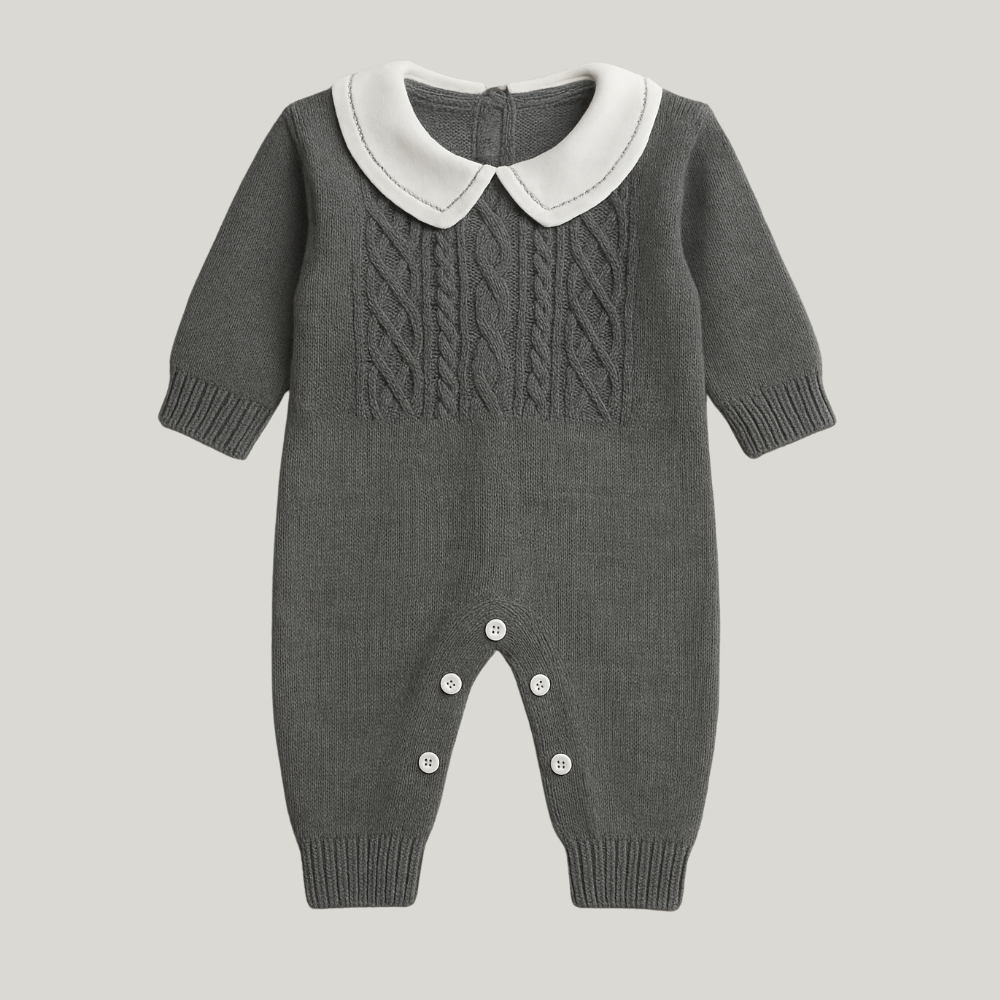 Kit Saída Maternidade Menino Tricot 2 Peças Alfred