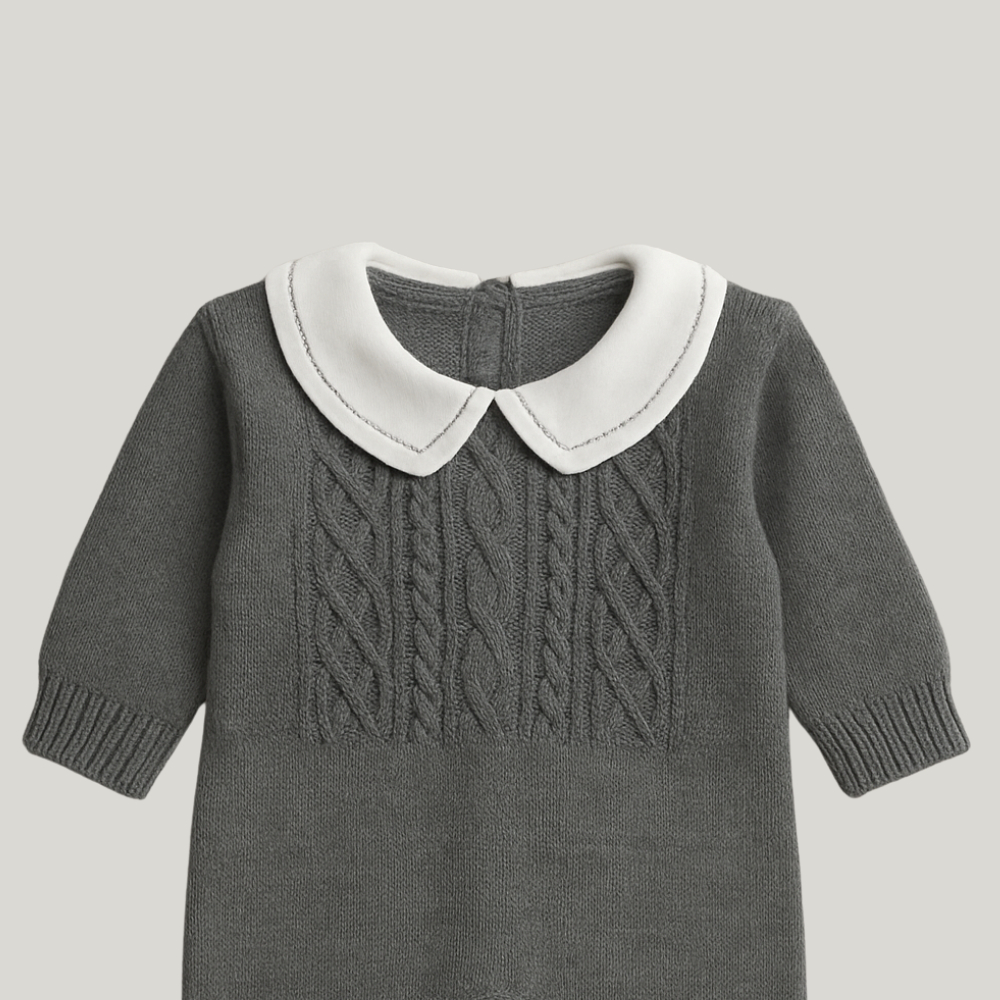 Kit Saída Maternidade Menino Tricot 2 Peças Alfred