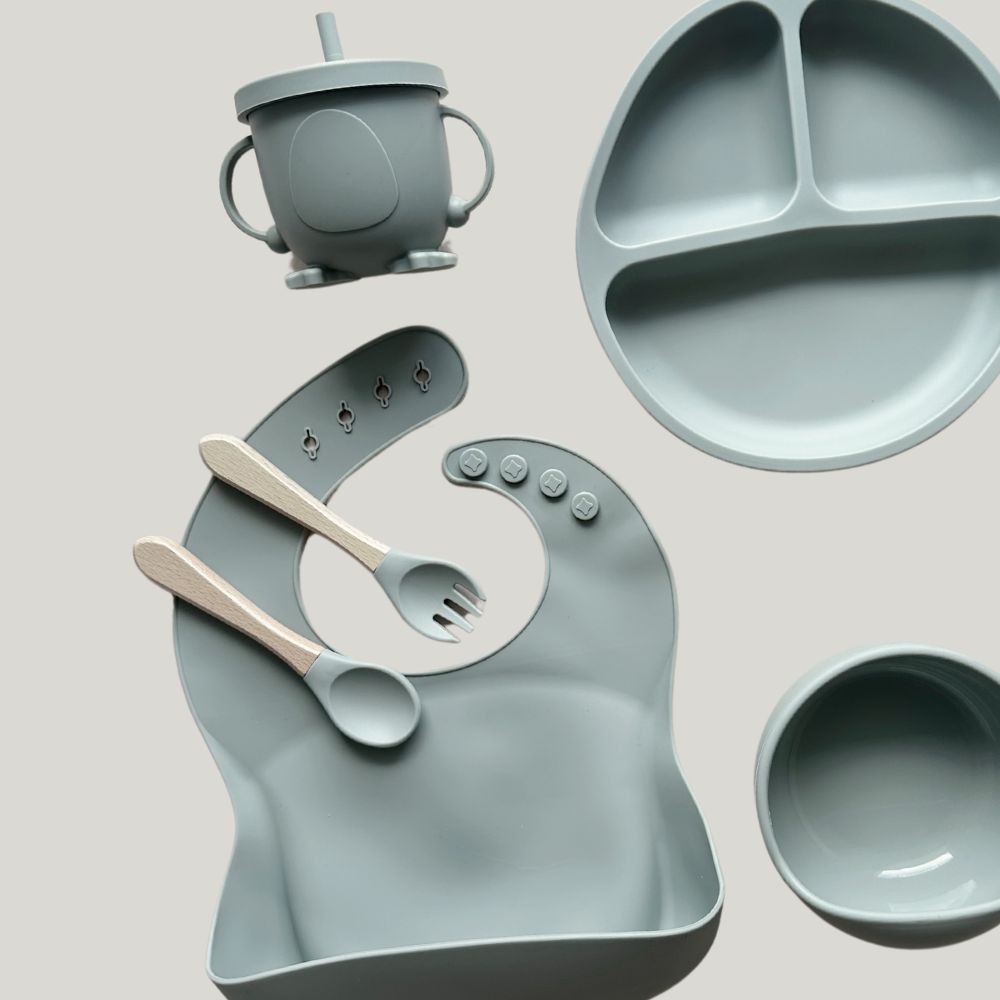 Kit Hora do Papa em Silicone Cinza