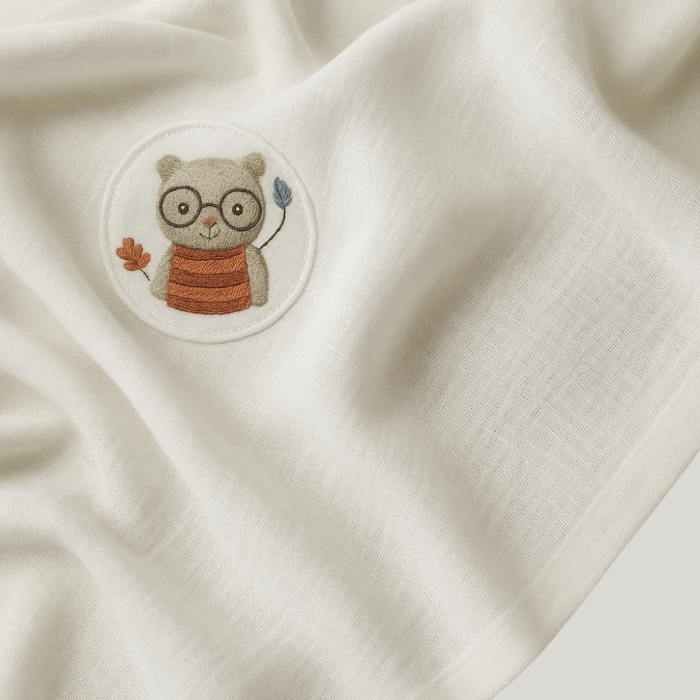 Fralda Bebê Multiuso Algodão Bear Cut