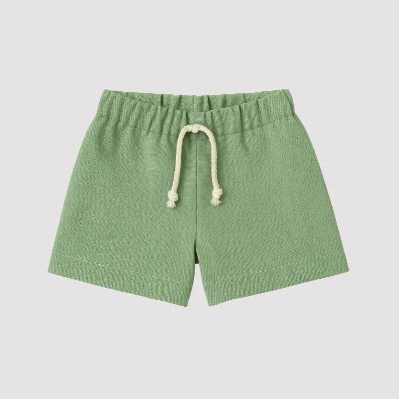 Short Bebê Linho Beach Green