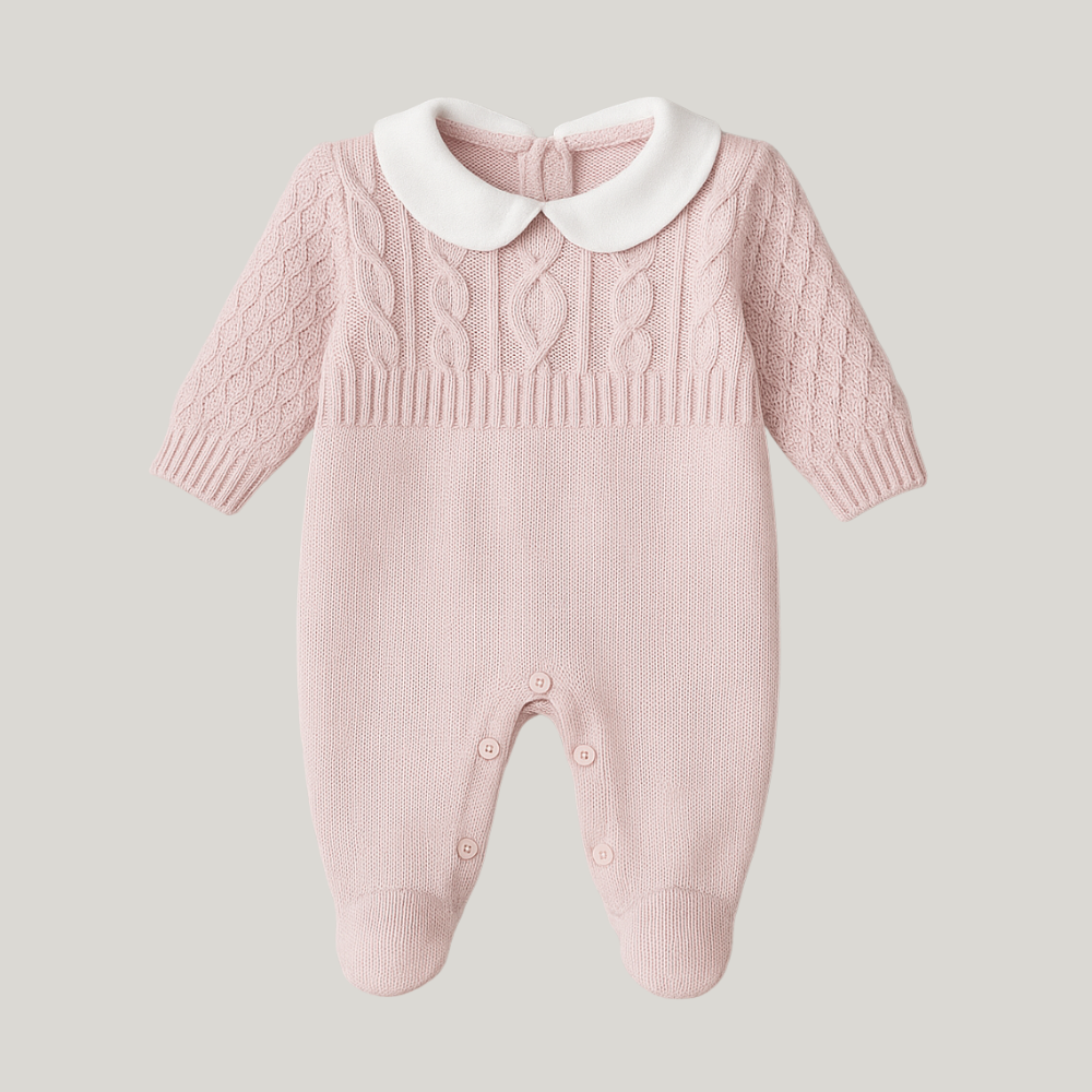 Kit saída Maternidade Menina Tricot 2 Peças Amelie Rose