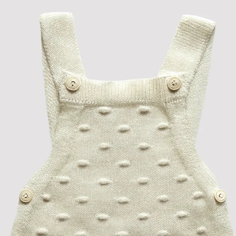 Off-White Baby Comfort Knit Overalls