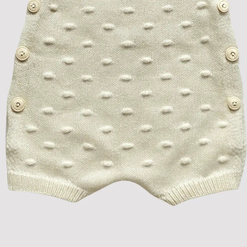 Off-White Baby Comfort Knit Overalls