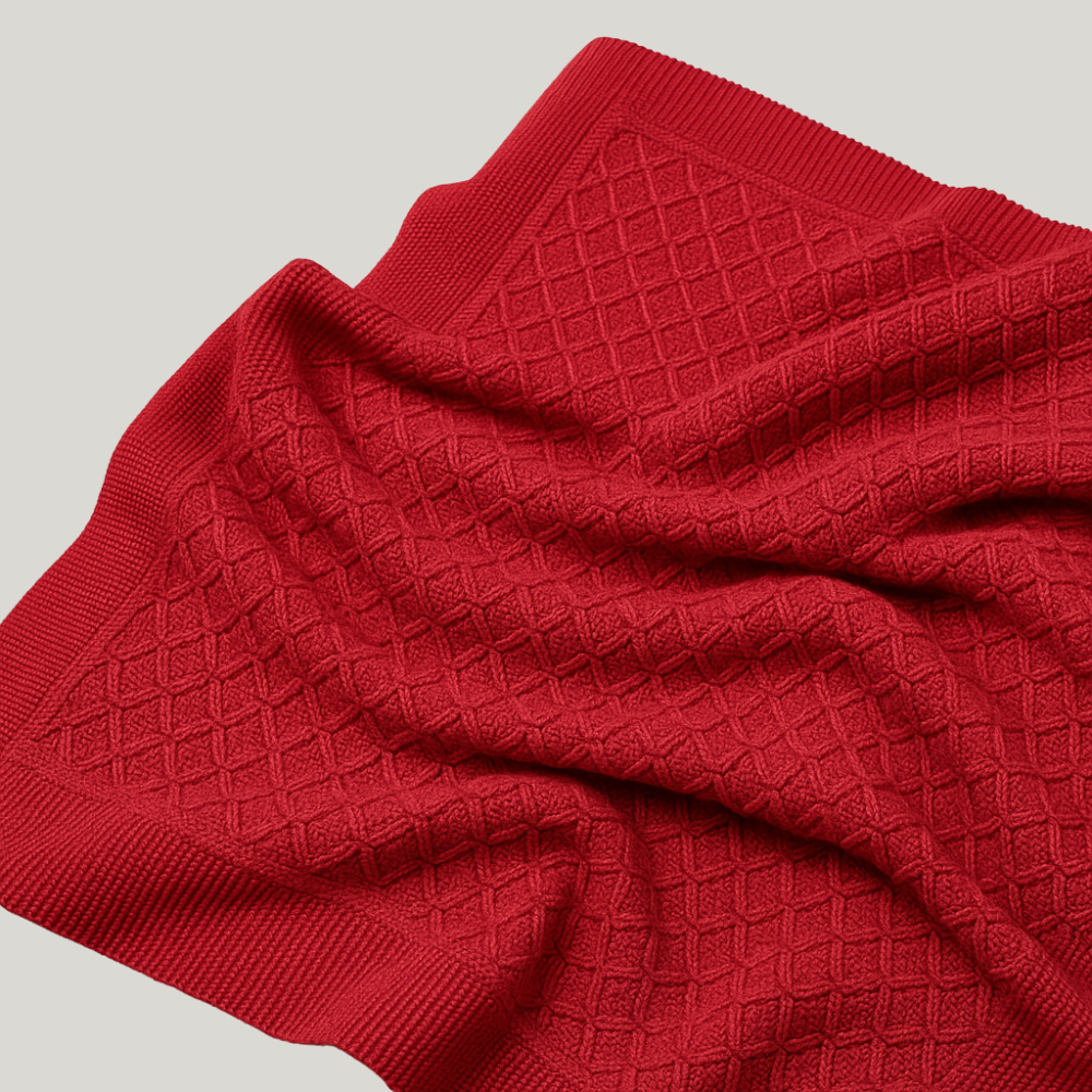 Kit Saída Maternidade Tricot 3 Peças Willow Red