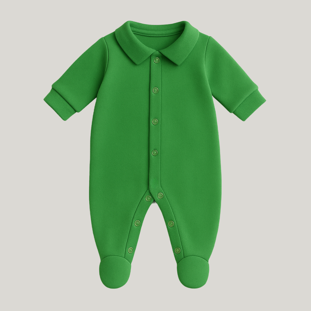 Kit Bebê Prematuro Macacão Luva e Touca Verde