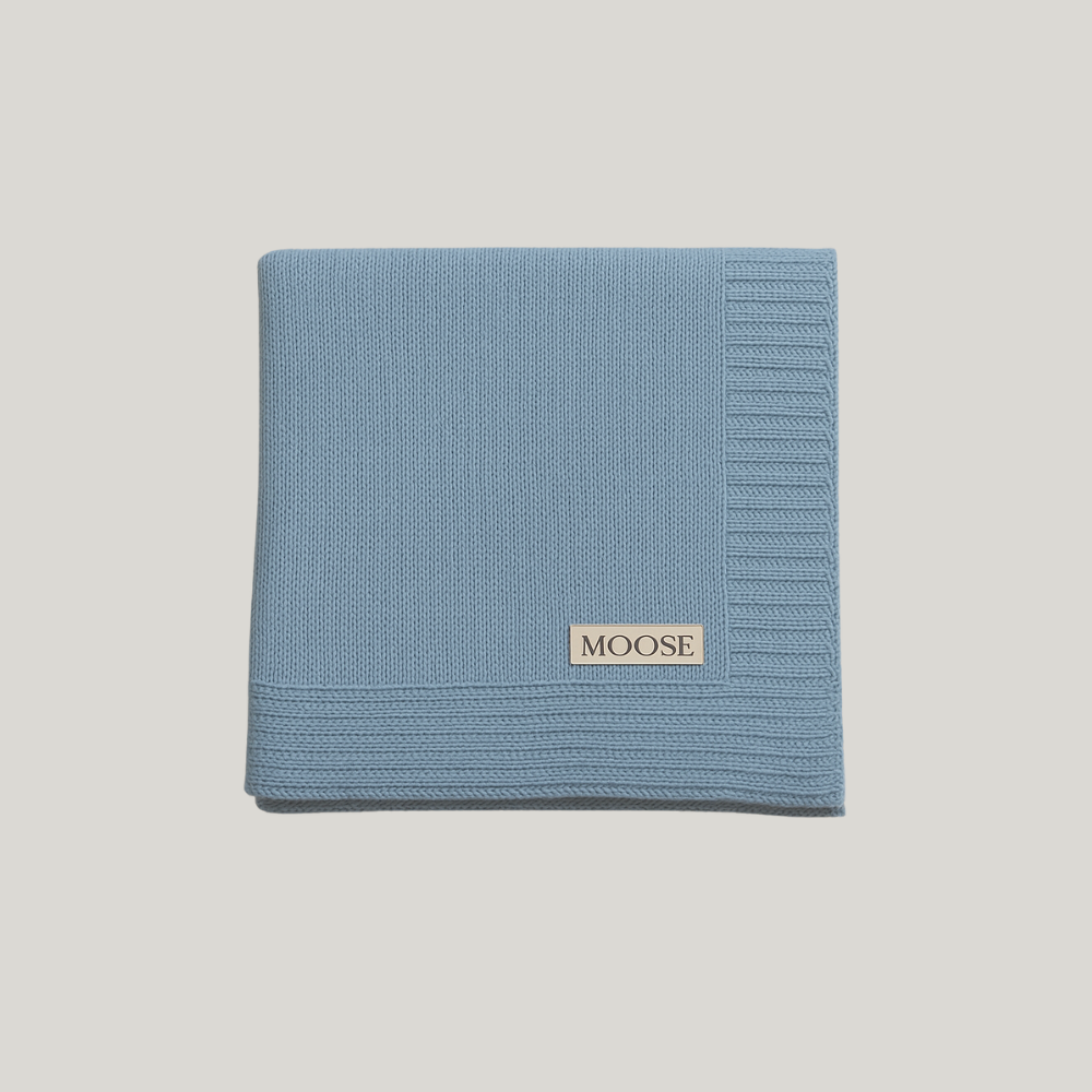 Kit Saída Maternidade Menino Tricot 4 Peças Louis Blue