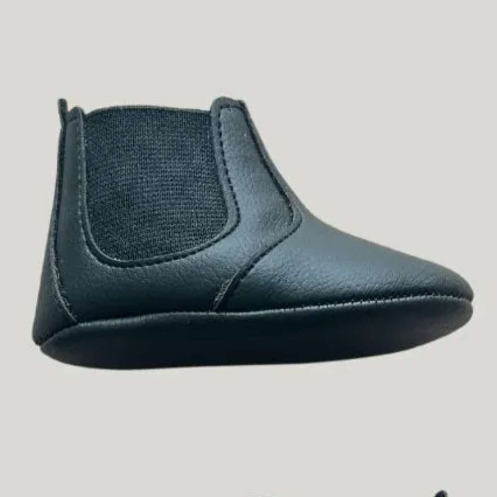 Bota Bebê Vintage Unissex Black