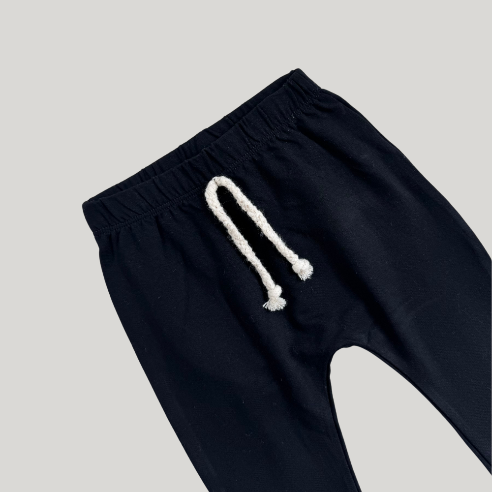 Calça Bebê Algodão Black