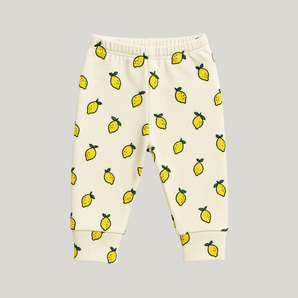Calça Bebê Algodão Prematuro Limão Siciliano