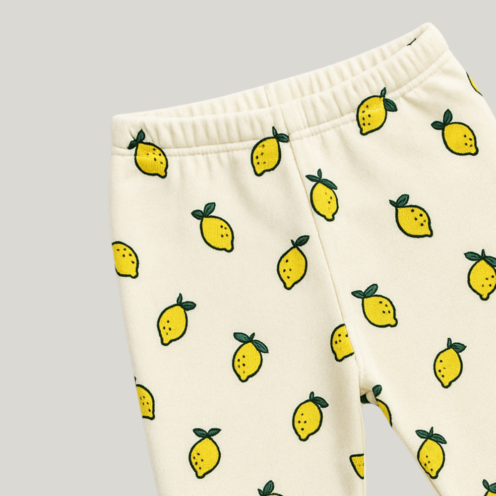 Calça Bebê Algodão Prematuro Limão Siciliano