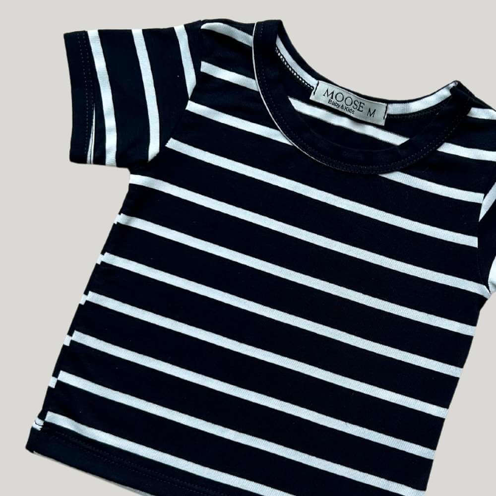 Camisa Bebê Confort Listrado Black