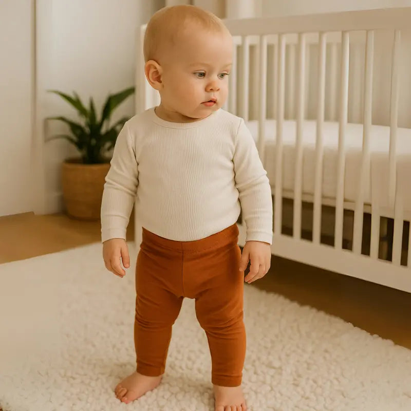 Calça Bebê Soft Caramelo