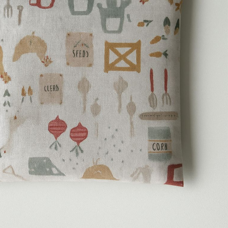 Almofada térmica anti cólicas estampa fazendinha para bebê