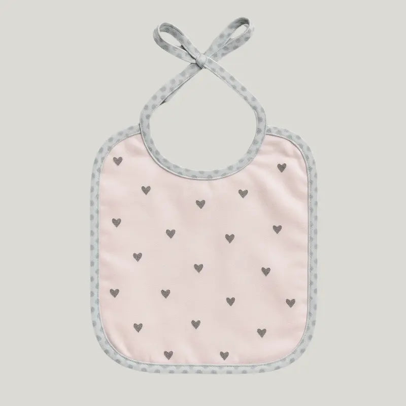 Babador Bebe Impermeavel Algodao Amour Rose
