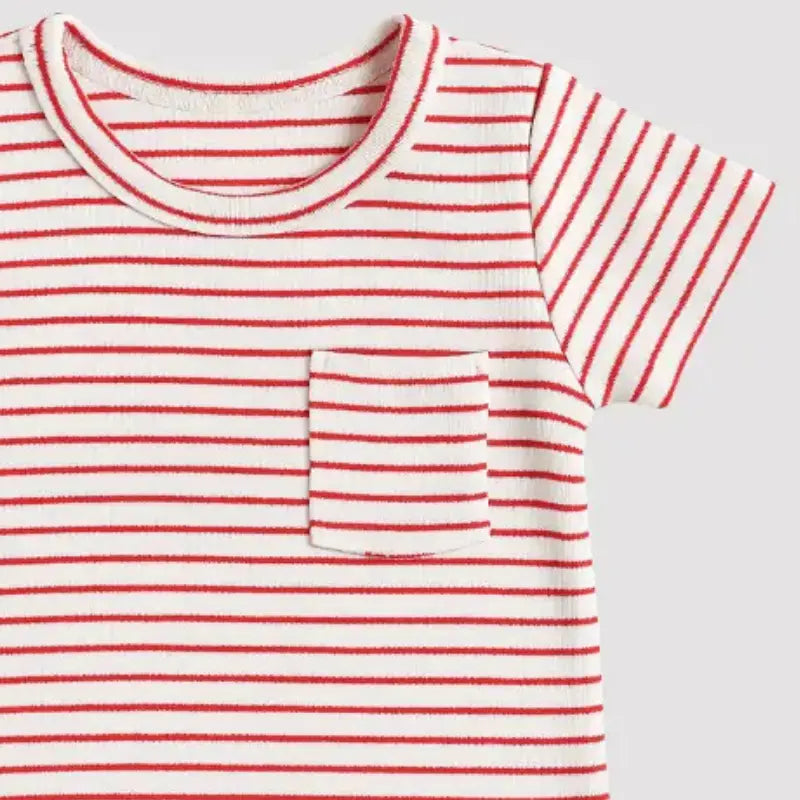 Blusa Bebe Listras Red