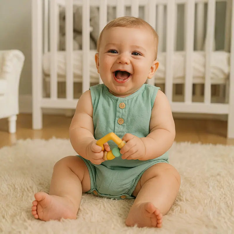 Body Bebe Regata Alphie Verde agua