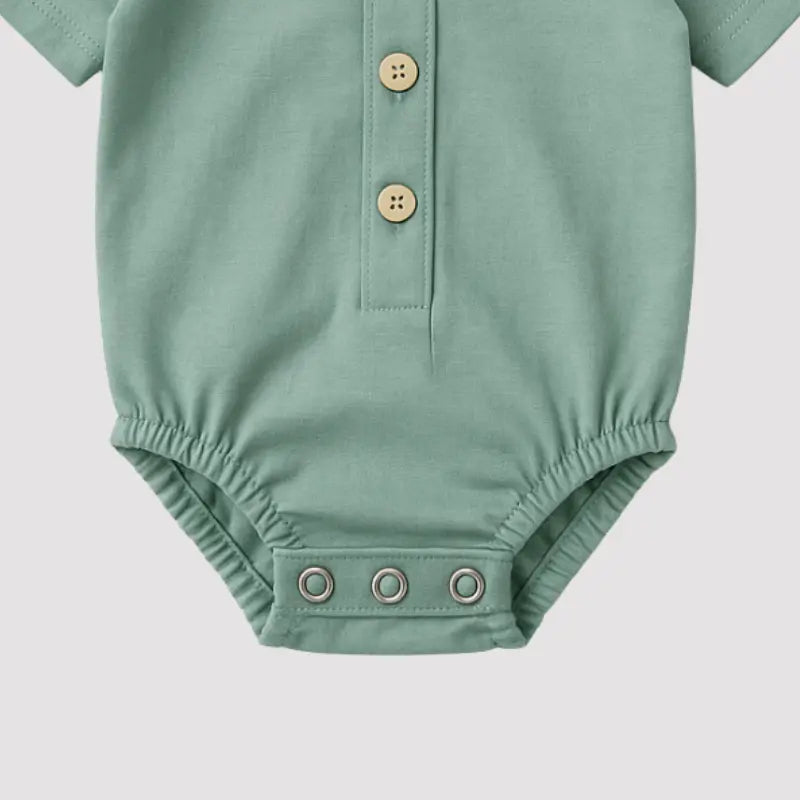 Body Bebe Social Algodao Confort Verde