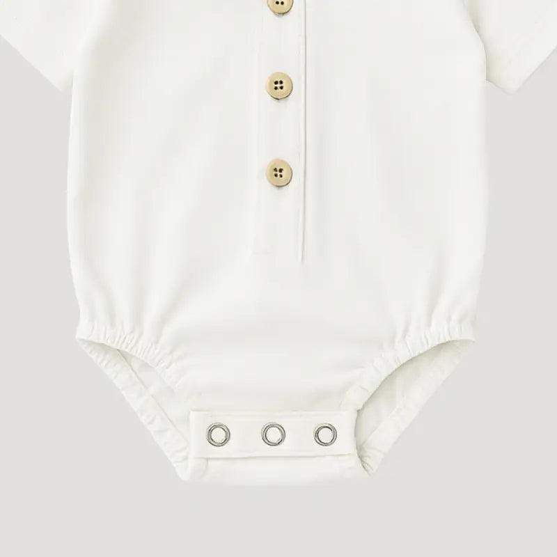 Body Bebe Social Algodao Confort White