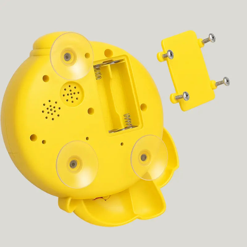 Brinquedo Para Banho Bebe Maquina Bolha De Sabao Patinho