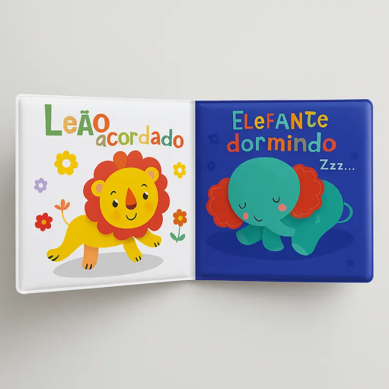 Brinquedo de Banho Anti Stress Aprendendo c/ Animais Fofinho