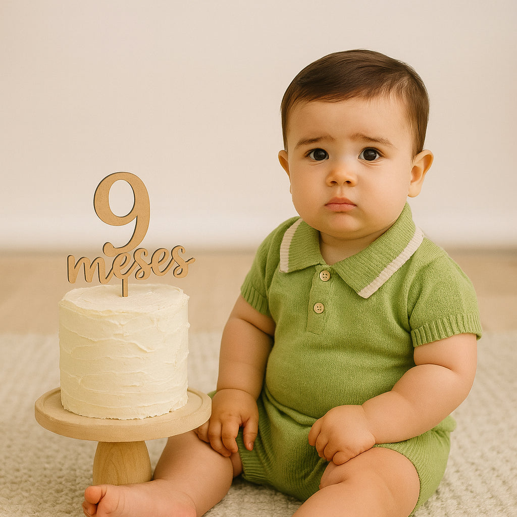 Breeze Green Knit Baby Set