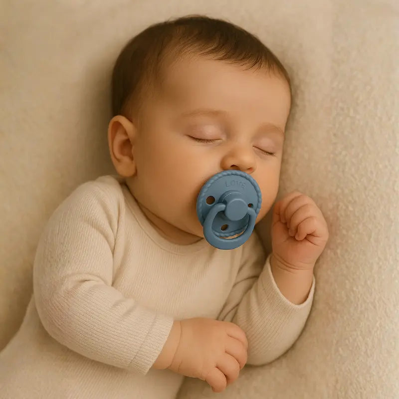 Chupeta Bebe BPA Free Azul Vintage