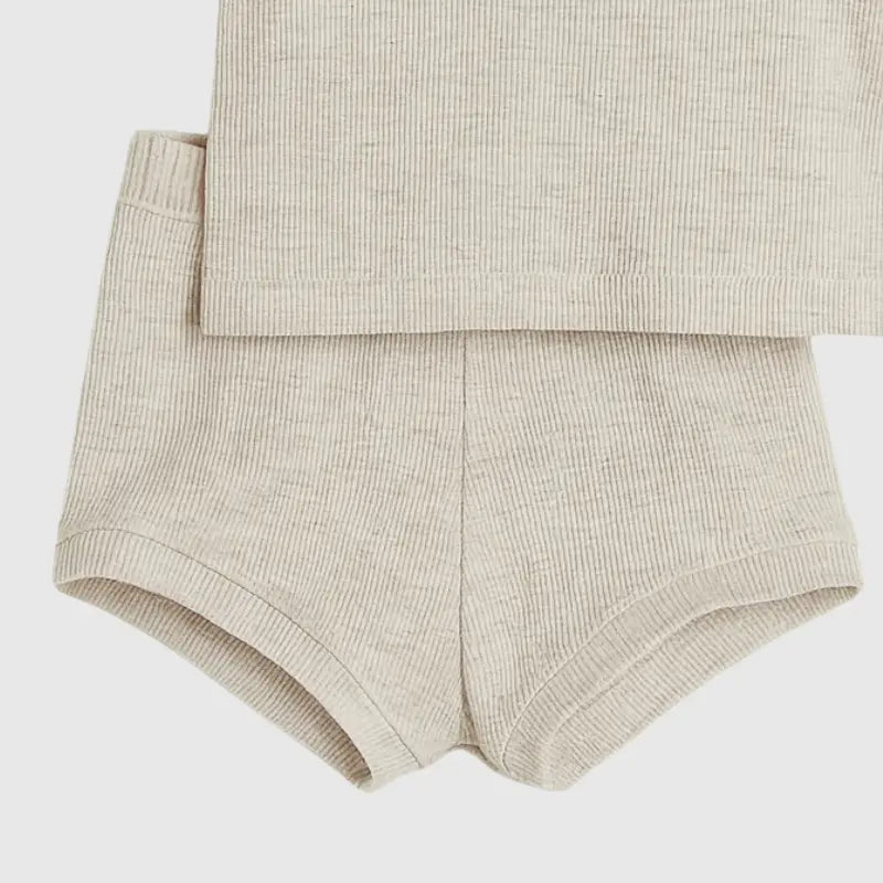 Conjunto Bebê Canelado Fresh Mescla