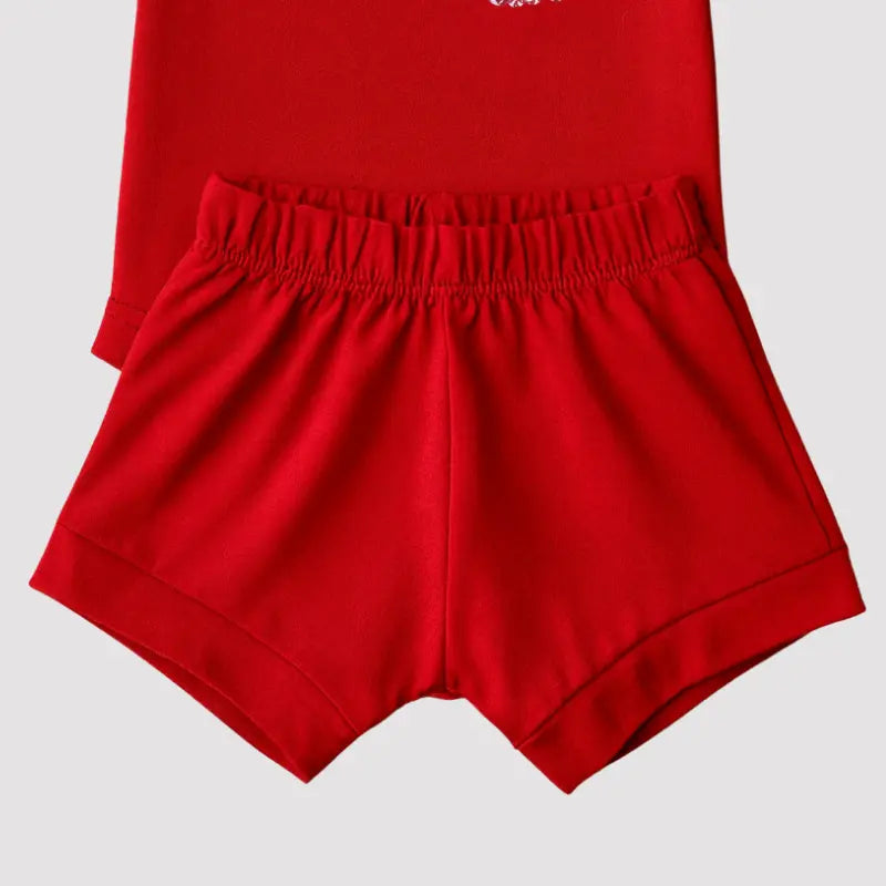 Conjunto Bebê Meu Primeiro Natal Red